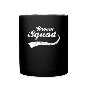 Bräutigam groom JGA - Tasse einfarbig - Schwarz - Vorne