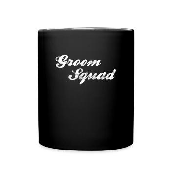 Bräutigam groom JGA - Tasse einfarbig - Schwarz - Vorne