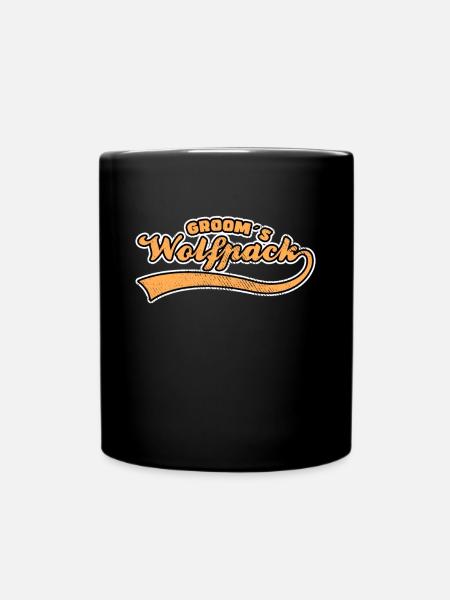 Bräutigam`s Wolfsrudel - Tasse einfarbig - Schwarz