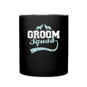 Bräutigam's Wolfsrudel - Tasse einfarbig - Schwarz - Vorne