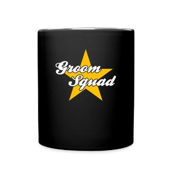 Bräutigam groom JGA - Tasse einfarbig - Schwarz - Vorne
