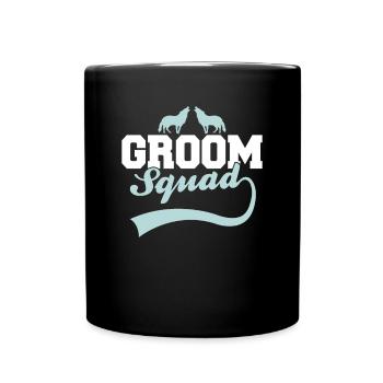 Bräutigam's Wolfsrudel - Tasse einfarbig - Schwarz - Vorne