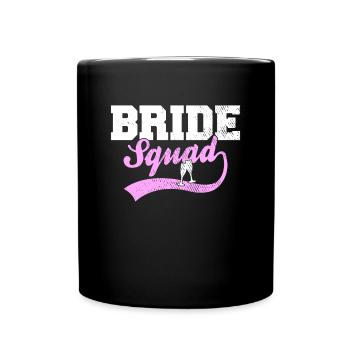 Escouade de la mariée - Mug uni - noir - Devant