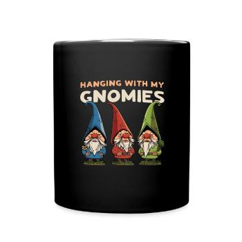 Gartenzwerg - Tasse einfarbig - Schwarz - Vorne