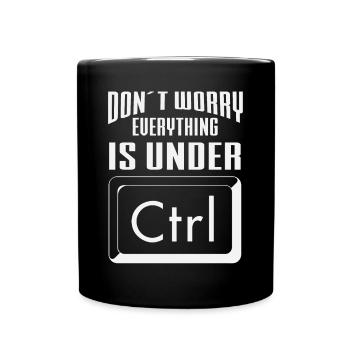 Lustiger Informatiker Spruch, Informatik - Tasse einfarbig - Schwarz - Vorne