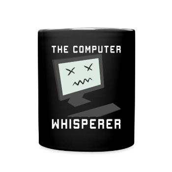 Lustiger Informatiker Spruch, Informatik - Tasse einfarbig - Schwarz - Vorne