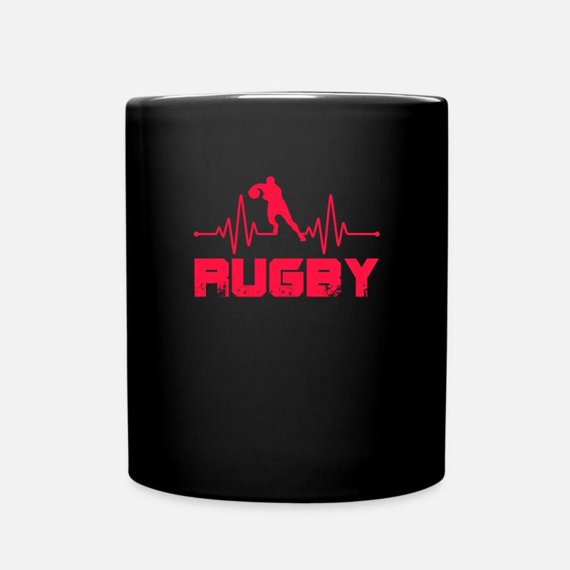 Rugby - Tasse einfarbig - Schwarz