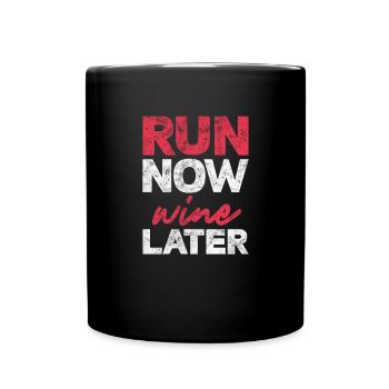 Running Runner Jogging Jogging Runner Cadeau - Mug uni - noir - Devant
