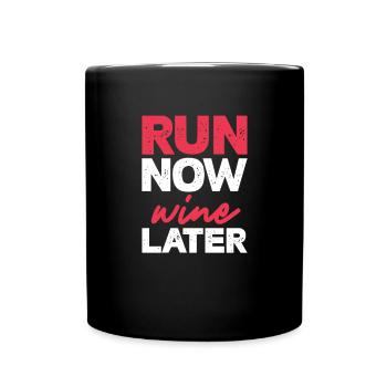 Run - Full Colour Mug - black - Front