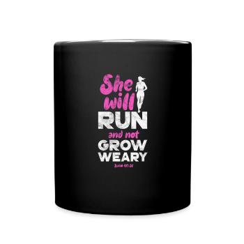 Running Runner Jogging Jogging Runner Gift - Full Colour Mug - black - Front