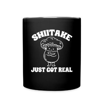 Cueillette de champignons Cueillette de champignons Cueillette de champignons - Mug uni - noir - Devant