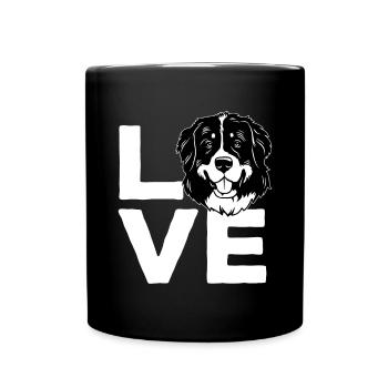 Bernese Mountain Dog - Full Colour Mug - black - Front