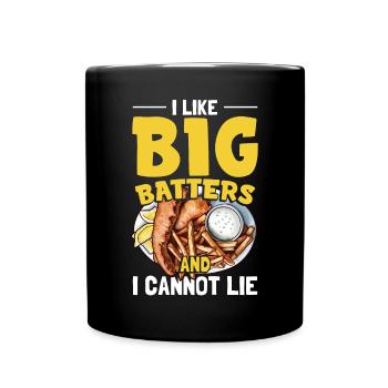 I Like Big Batters And I Cannot Lie - Full Colour Mug - black - Front