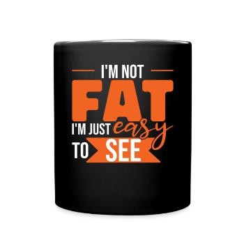 Lustiger Papa-Witz Humor Papa Vatertag - Tasse einfarbig - Schwarz - Vorne