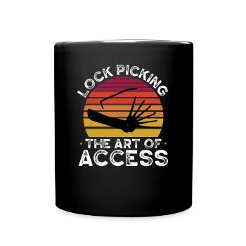 Lockpicking The Art of Access - Full Colour Mug - black - Front