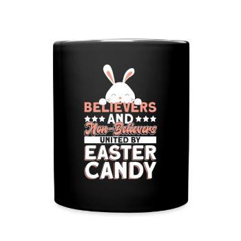 Atheist Easter Anti Religion Anti Church Atheism - Full Colour Mug - black - Front