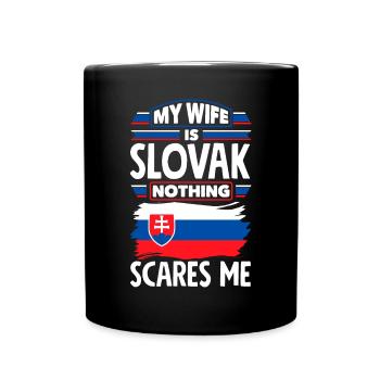 Slovak Slovakia Slovak Flag Quote - Full Colour Mug - black - Front