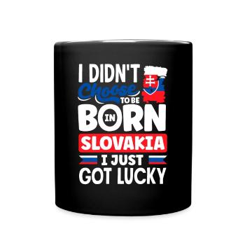 Slovak Slovakia Slovak Flag Quote - Full Colour Mug - black - Front
