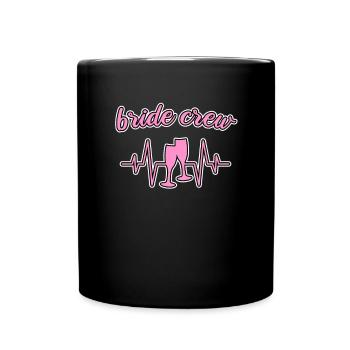 Équipage de la mariée - Mug uni - noir - Devant