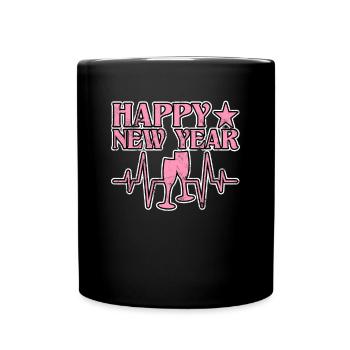 Happy New Year! - Full Colour Mug - black - Front