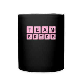 Team bride bride crew - Full Colour Mug - black - Front