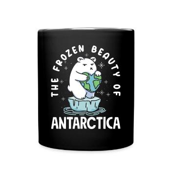 The frozen beauty of Antarctica Expedition - Full Colour Mug - black - Front