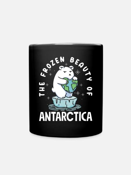 The frozen beauty of Antarctica Expedition - Full Colour Mug - black