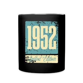 1952 Anniversaire de naissance Année de naissance - Mug uni - noir - Devant