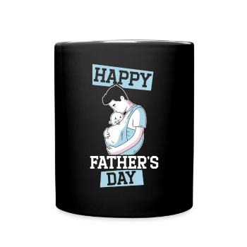Vatertag Papa Bester Vater aller Zeiten Vaterschaft Papa - Tasse einfarbig - Schwarz - Vorne