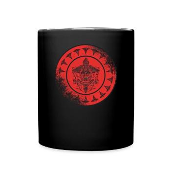 Rettungssanitäter Rettungswagen Notfall-Sani Retro - Tasse einfarbig - Schwarz - Vorne