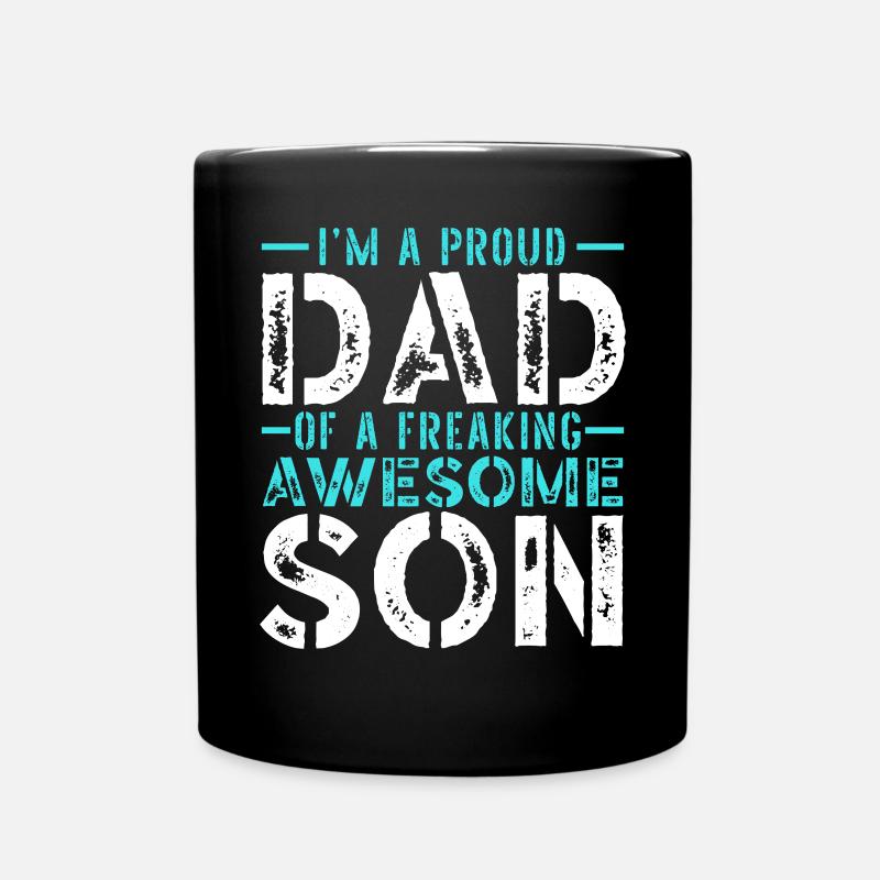 Vatertag Papa Bester Vater aller Zeiten Vaterschaft Papa - Tasse einfarbig - Schwarz