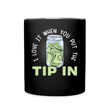 Serveur Serveuse Barman Mixologue Barman - Mug uni - noir - Devant