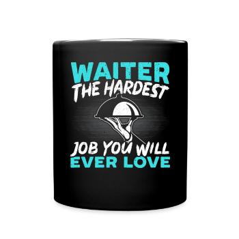 Serveur Serveuse Barman Mixologue Barman - Mug uni - noir - Devant