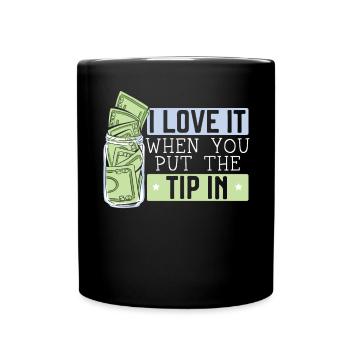 Kellner Kellnerin Barkeeper Barkeeper Barkeeper Barkeeper - Tasse einfarbig - Schwarz - Vorne