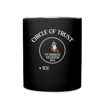 Bouvier bernois - Mug uni - noir - Devant