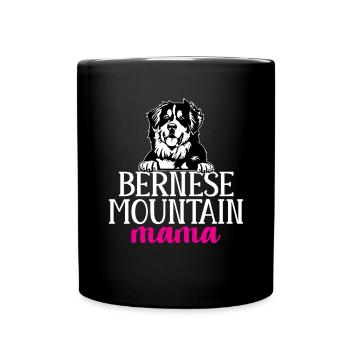 Bernese Mountain Dog - Full Colour Mug - black - Front