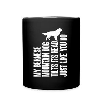 Bernese Mountain Dog - Full Colour Mug - black - Front