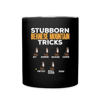 Bernese Mountain Dog - Full Colour Mug - black - Front