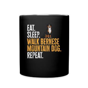 Bernese Mountain Dog - Full Colour Mug - black - Front