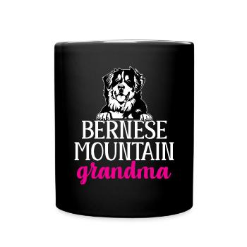 Bernese Mountain Dog - Full Colour Mug - black - Front