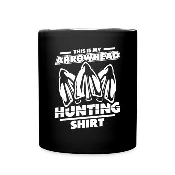 Ceci est mon Arrowhead Vêtements de chasse Arrowheads Arrowheads - Mug uni - noir - Devant