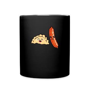 Pierogi Kielbasa - Full Colour Mug - black - Front