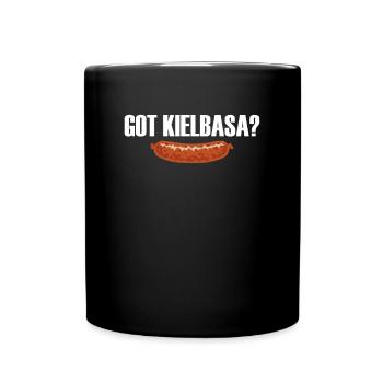 got kielbasa - Tasse einfarbig - Schwarz - Vorne
