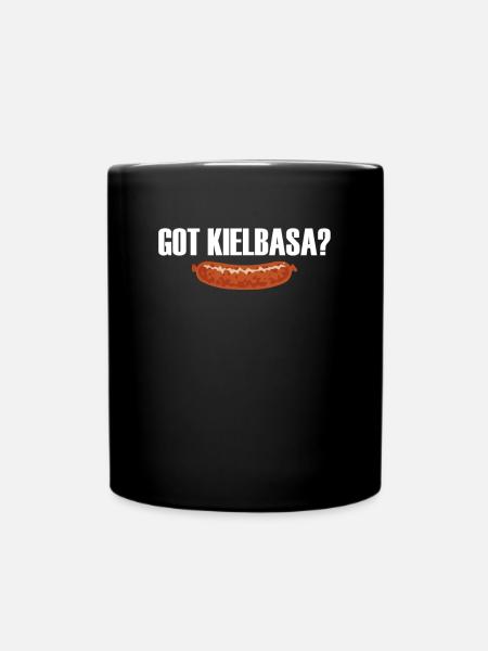 got kielbasa - Tasse einfarbig - Schwarz