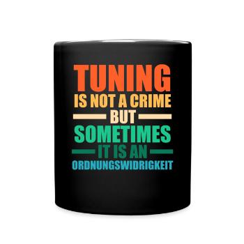 Car Mechanic Car Mechatronics Tuner Screwdriver - Full Colour Mug - black - Front