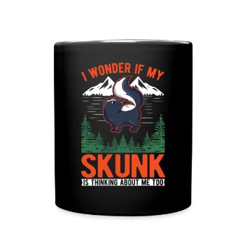 Skunk lover - Full Colour Mug - black - Front