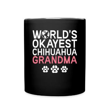 Chihuahua Geschenke Chihuahua Besitzer - Tasse einfarbig - Schwarz - Vorne