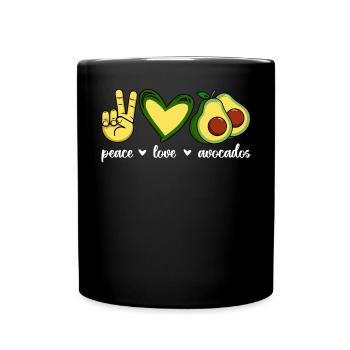 Avocado Men's Clothing Avocado Costume Children - Full Colour Mug - black - Front