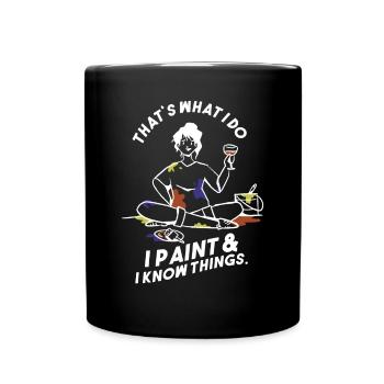 Peinture Art Peintre Artiste Art - Mug uni - noir - Devant