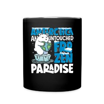 Antarctica an untouched frozen Paradise - Full Colour Mug - black - Front